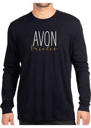 Avon Orioles Unisex Long Sleeve Tee - Y&S Designs, LLC