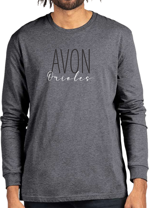 Avon Orioles Unisex Long Sleeve Tee - Y&S Designs, LLC