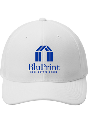 BluPrint Flexfit cap stacked logo - YSD