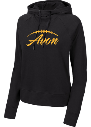 Avon Football Ladies Lightweight French Terry Pullover Hoodie - Y&S Designs, LLC