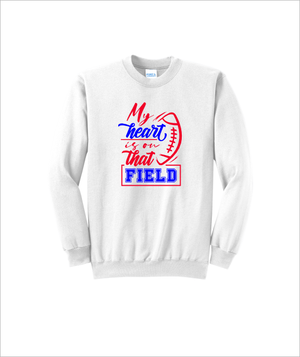 MY HEART FIELD WHITE CREW NECK - YSD