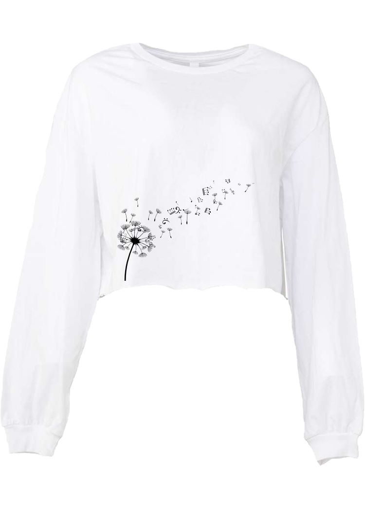 Show Choir Dandelion Crop Longsleeve Tee