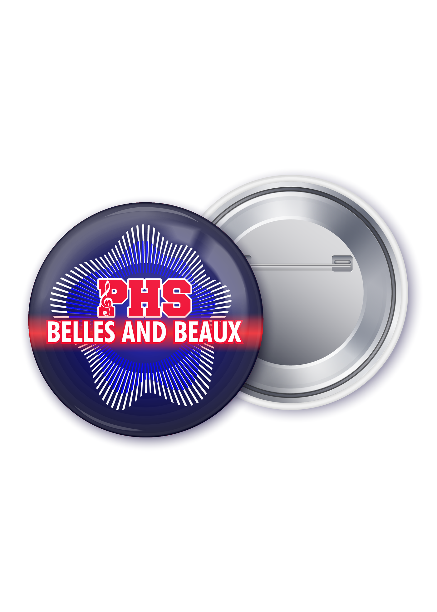 PHS Belles & Beaux button