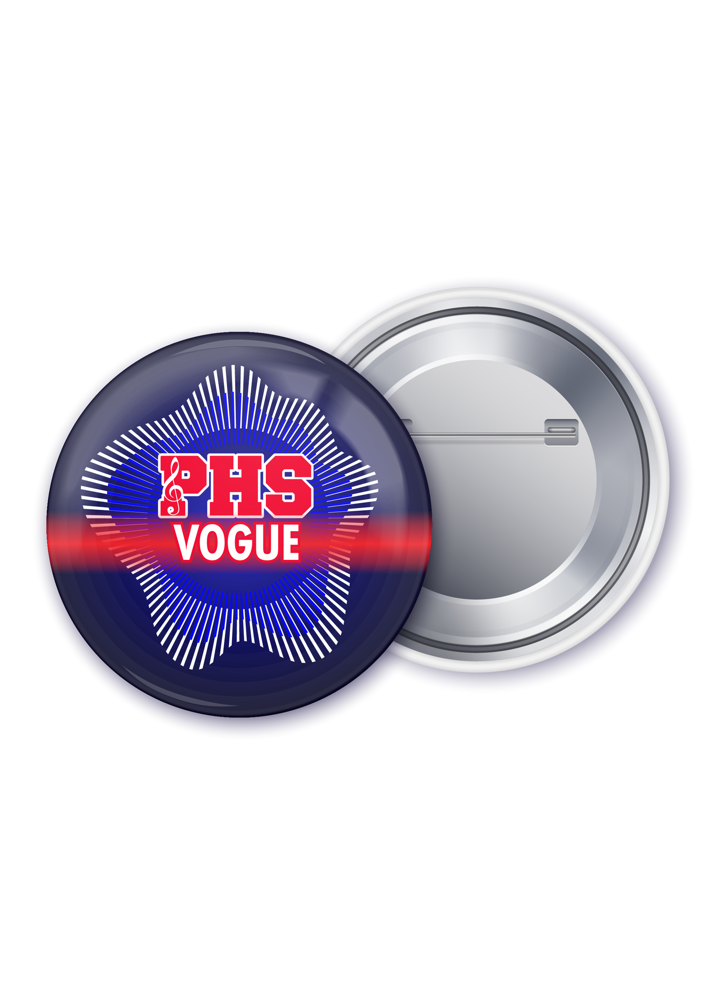 PHS Vogue button