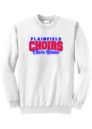 Plainfield High School Choirs Design 3 Choir Name Crewneck - YSD