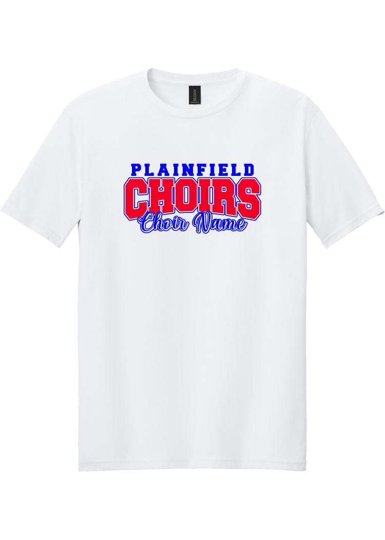 Plainfield High School Choirs Design 3 Choir Name T-shirt