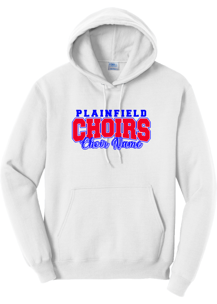 Plainfield Middle School Choirs Names Design 3 Hoodie