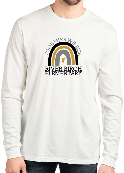 River Birch Together We RISE Rainbow Unisex Long Sleeve Tee - Y&S Designs, LLC