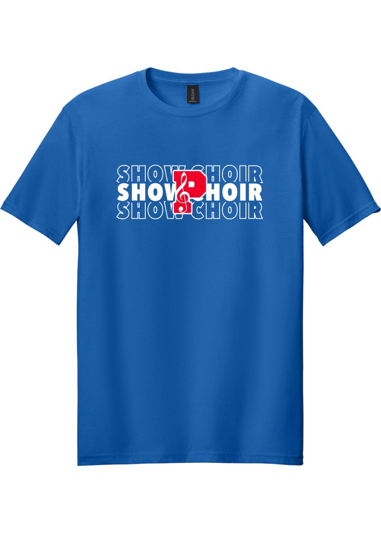 Plainfield Show Choir repeated T-shirt